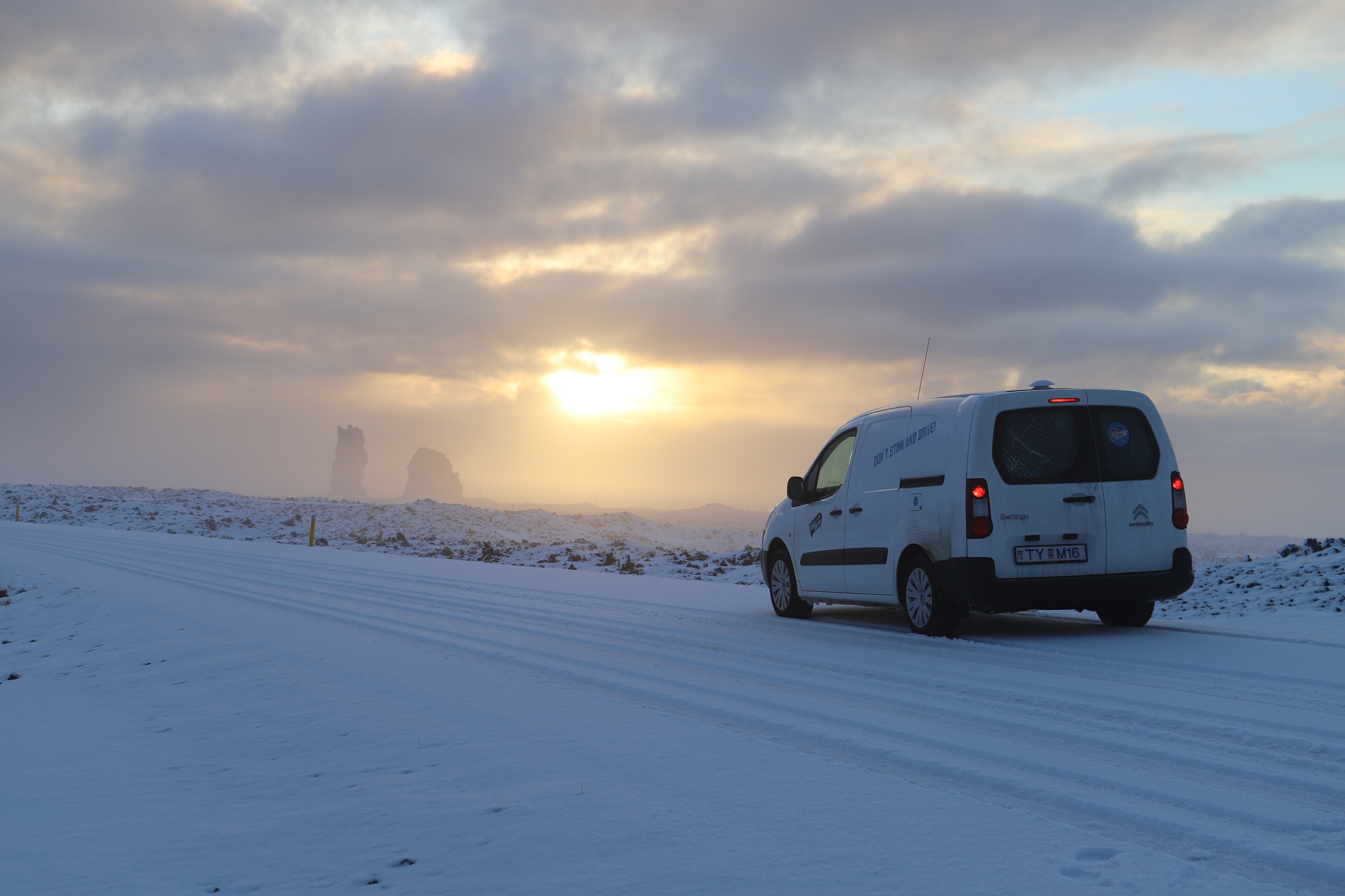 Tour de l'Islande en van